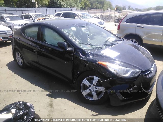 5NPDH4AE1CH139802 - 2012 HYUNDAI ELANTRA GLS/LIMITED 黑色 照片 1