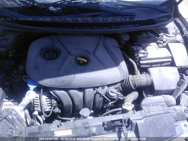 5NPDH4AE1CH139802 - 2012 HYUNDAI ELANTRA GLS/LIMITED 黑色 照片 10