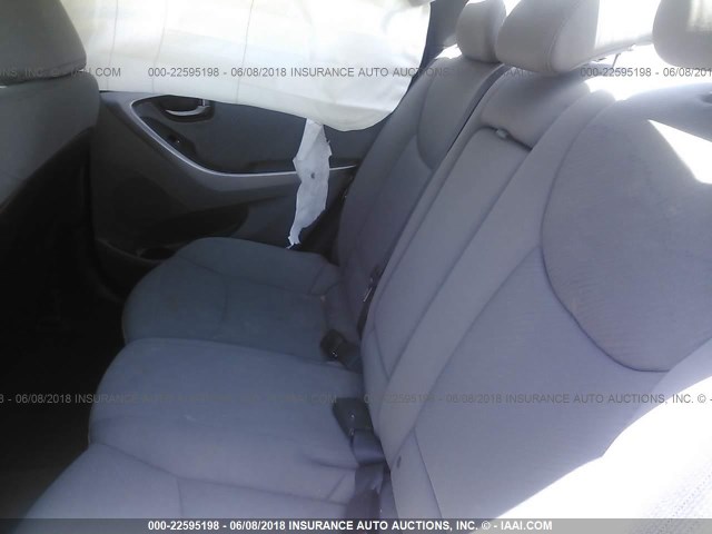 5NPDH4AE1CH139802 - 2012 HYUNDAI ELANTRA GLS/LIMITED 黑色 照片 8