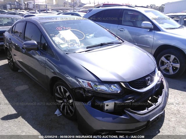 2HGFB2F9XEH530910 - 2014 HONDA CIVIC EXL 灰色 照片 1