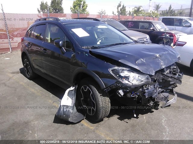 JF2GPAKC7HH247506 - 2017 SUBARU CROSSTREK LIMITED GRAY photo 1