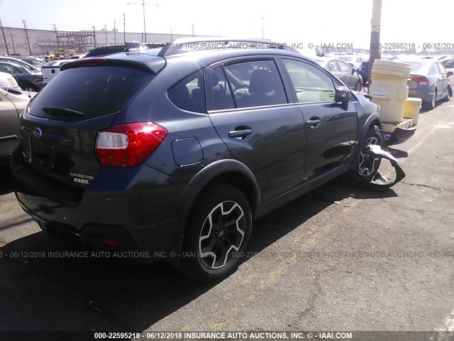 JF2GPAKC7HH247506 - 2017 SUBARU CROSSTREK LIMITED GRAY photo 4