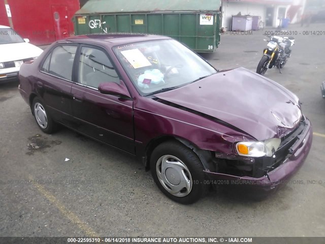 2T1BR18E7WC086040 - 1998 TOYOTA COROLLA VE/CE/LE 勃艮第红 照片 1