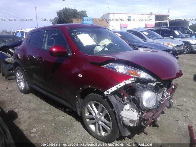 JN8AF5MR8ET352455 - 2014 NISSAN JUKE S/SV/SL/NISMO RED photo 1