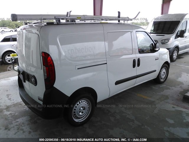 ZFBERFAB7H6G92545 - 2017 RAM PROMASTER CITY  WHITE photo 4