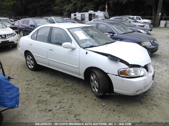 3N1CB51D56L511238 - 2006 NISSAN SENTRA 1.8/1.8S WHITE photo 1