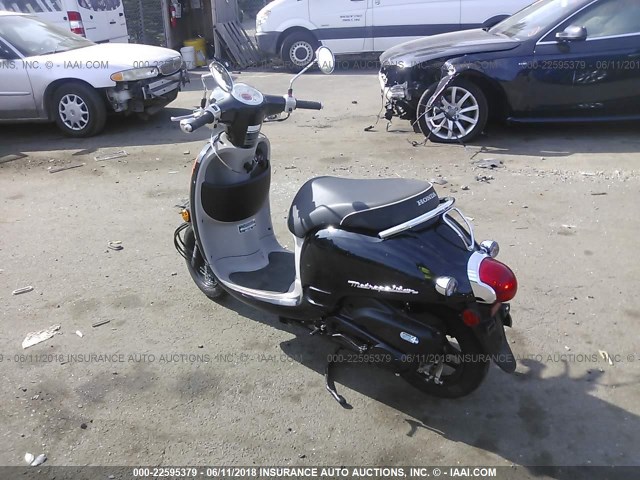 LALAF7008D3006289 - 2013 HONDA NCH50 BLACK photo 3