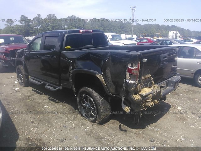 1GCGTDE3XG1148354 - 2016 CHEVROLET COLORADO Z71 BLACK photo 3