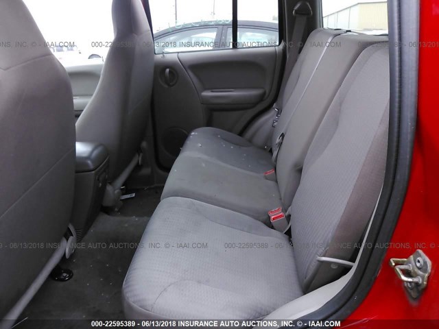 1J4GK48K73W544755 - 2003 JEEP LIBERTY SPORT/FREEDOM წითელი ფოტო 8