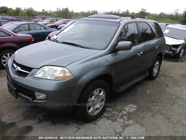2HNYD18291H518621 - 2001 ACURA MDX 灰色 照片 2
