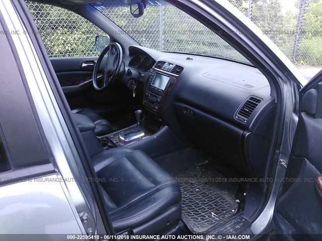 2HNYD18291H518621 - 2001 ACURA MDX GRAY photo 5