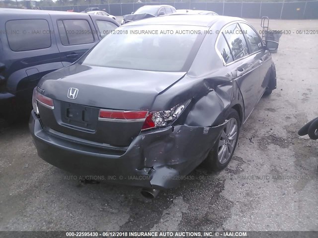 1HGCP2F79BA132035 - 2011 HONDA ACCORD EX GRAY photo 4