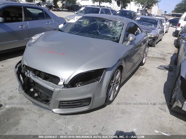 TRUAF38J081014283 - 2008 AUDI TT 2.0T SILVER photo 2