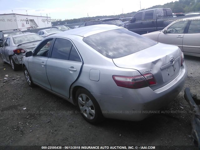4T1BE46K47U589305 - 2007 TOYOTA CAMRY NEW GENERAT CE/LE/XLE/SE SILVER photo 3