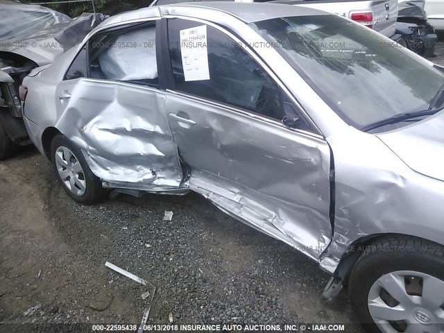 4T1BE46K47U589305 - 2007 TOYOTA CAMRY NEW GENERAT CE/LE/XLE/SE SILVER photo 6