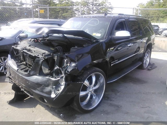 1GKUKMEF6AR246729 - 2010 GMC YUKON XL DENALI BLACK photo 2