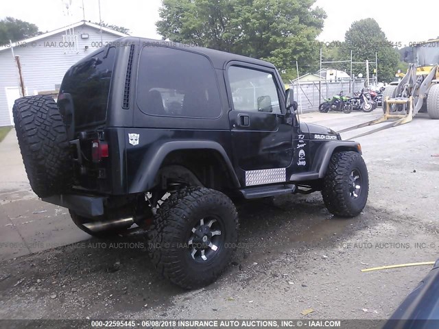 1J4FA49S3YP703558 - 2000 JEEP WRANGLER / TJ SPORT BLACK photo 4