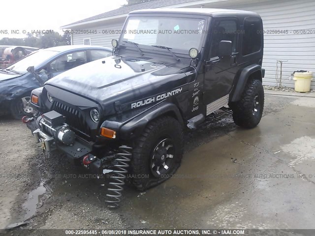 1J4FA49S3YP703558 - 2000 JEEP WRANGLER / TJ SPORT BLACK photo 6