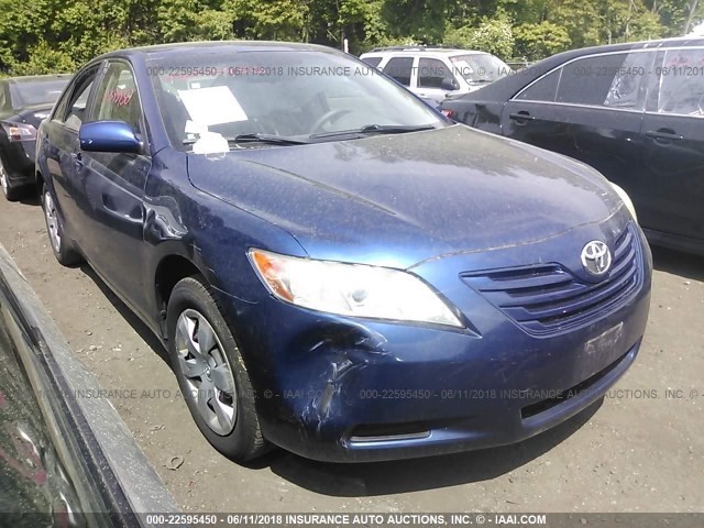 4T1BE46K47U184349 - 2007 TOYOTA CAMRY NEW GENERAT CE/LE/XLE/SE BLUE photo 1