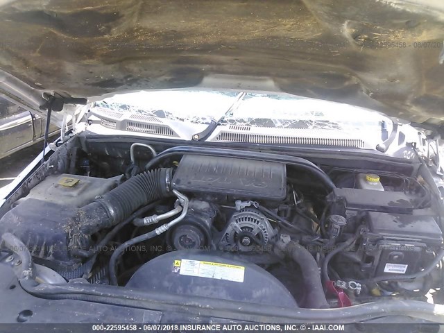1J4RG4GK5AC101515 - 2010 JEEP COMMANDER SPORT Արծաթագույն լուսանկար 10