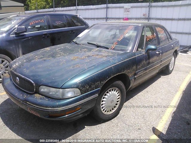 1G4HP52K0VH618188 - 1997 BUICK LESABRE CUSTOM GREEN photo 2