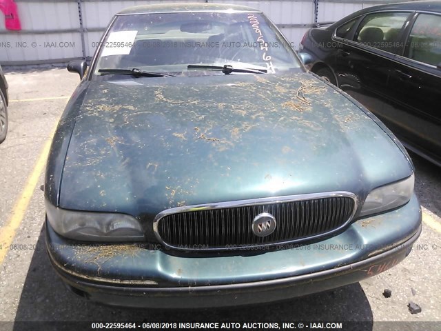 1G4HP52K0VH618188 - 1997 BUICK LESABRE CUSTOM GREEN photo 6