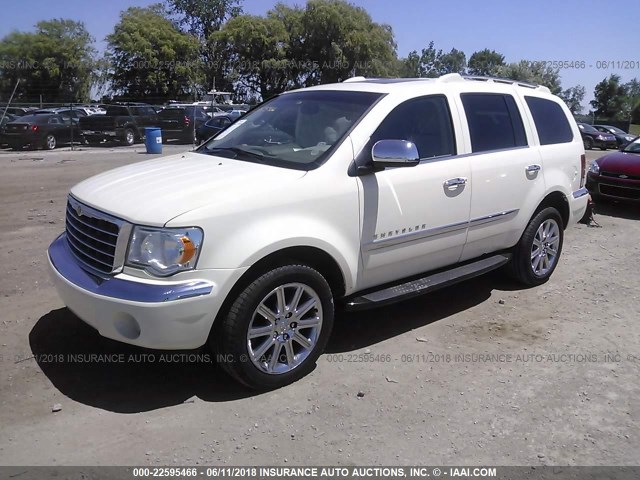 1A8HW58277F516246 - 2007 CHRYSLER ASPEN LIMITED WHITE photo 2
