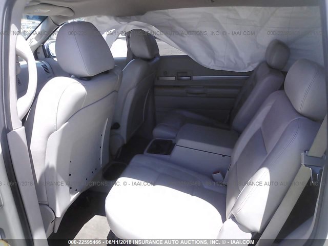 1A8HW58277F516246 - 2007 CHRYSLER ASPEN LIMITED WHITE photo 8