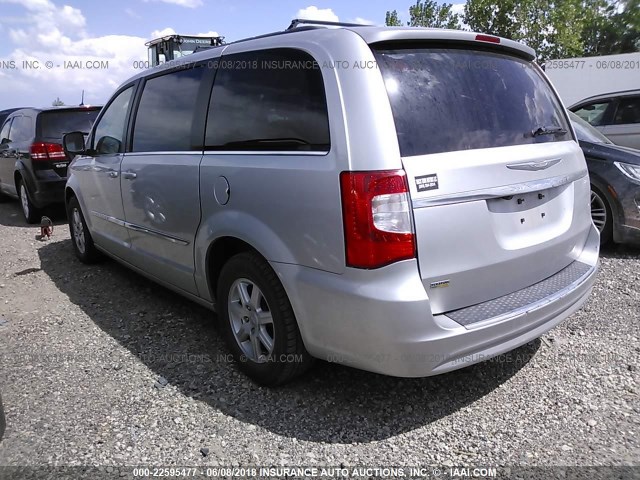 2A4RR8DG9BR796754 - 2011 CHRYSLER TOWN & COUNTRY TOURING L SILVER photo 3