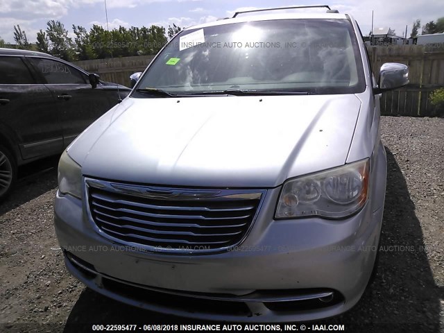 2A4RR8DG9BR796754 - 2011 CHRYSLER TOWN & COUNTRY TOURING L SILVER photo 6