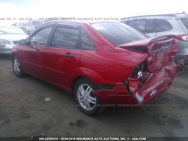 1FAHP34351W131935 - 2001 FORD FOCUS SE/SE SPORT RED photo 3