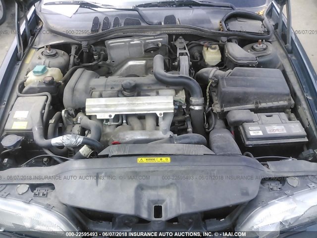 YV1LT56D8X2584006 - 1999 VOLVO S70 GREEN photo 10