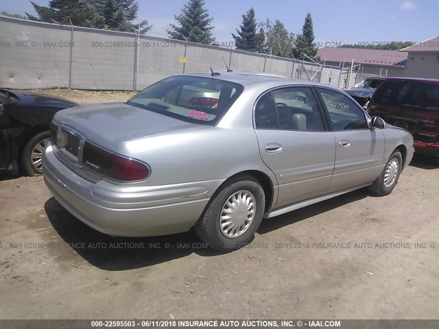 1G4HP52K65U104028 - 2005 BUICK LESABRE CUSTOM SILVER photo 4