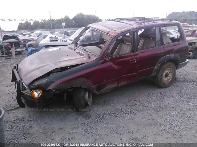 JT3FJ80W7N0047628 - 1992 TOYOTA LAND CRUISER FJ80 MAROON photo 6