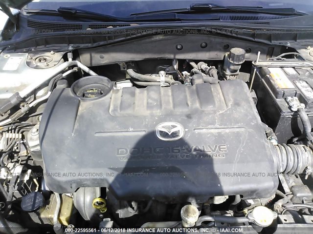 1YVFP80C855M31964 - 2005 MAZDA 6 I GRAY photo 10