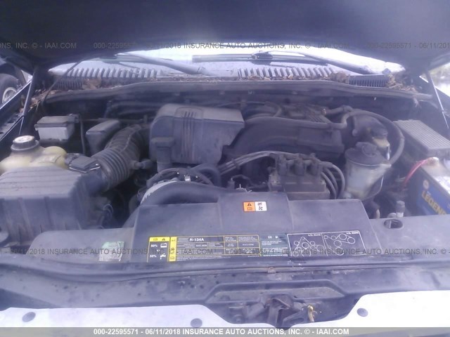 1FMDU75E82ZB11859 - 2002 FORD EXPLORER LIMITED 黑色 照片 10