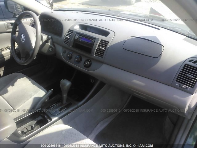 4T1BE32K53U235559 - 2003 TOYOTA CAMRY LE/XLE/SE მწვანე ფოტო 5