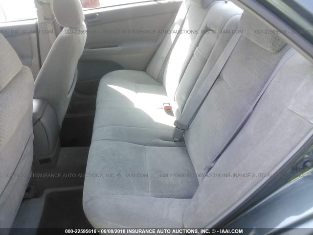 4T1BE32K53U235559 - 2003 TOYOTA CAMRY LE/XLE/SE მწვანე ფოტო 8