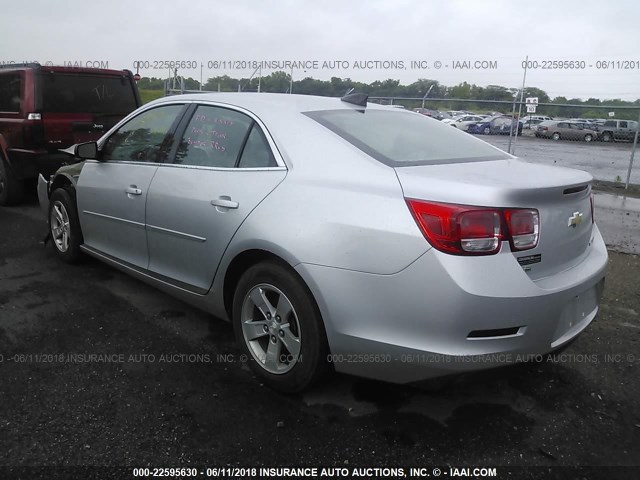 1G11B5SL7FU150622 - 2015 CHEVROLET MALIBU LS 银色 照片 3