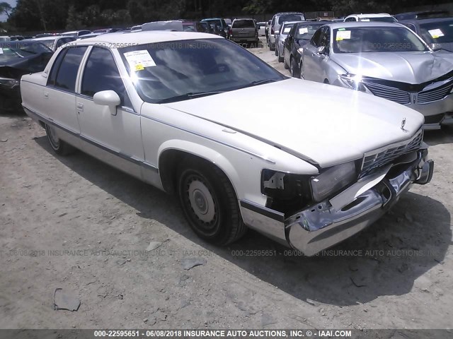 1G6DW5278PR708772 - 1993 CADILLAC FLEETWOOD CHASSIS YELLOW photo 1