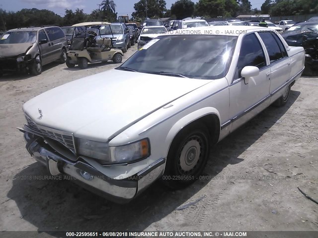 1G6DW5278PR708772 - 1993 CADILLAC FLEETWOOD CHASSIS YELLOW photo 2