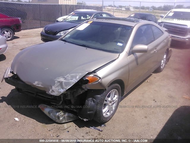 4T1CE38P94U867697 - 2004 TOYOTA CAMRY SOLARA SE/SLE ოქროსფერი ფოტო 2