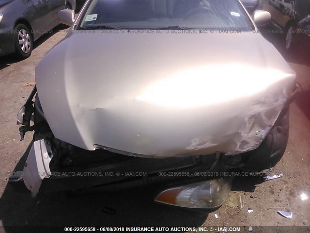 4T1CE38P94U867697 - 2004 TOYOTA CAMRY SOLARA SE/SLE ოქროსფერი ფოტო 6