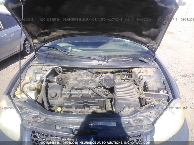 1B3AL46T46N254019 - 2006 DODGE STRATUS SXT GRAY photo 10