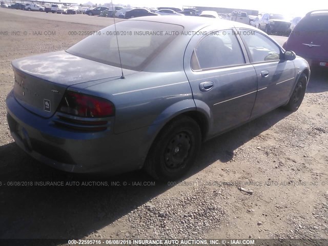 1B3AL46T46N254019 - 2006 DODGE STRATUS SXT GRAY photo 4