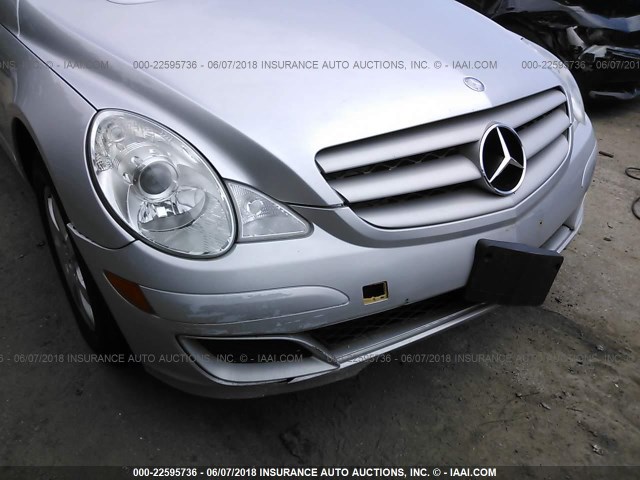 4JGCB65E86A024978 - 2006 MERCEDES-BENZ R 350 SILVER photo 6