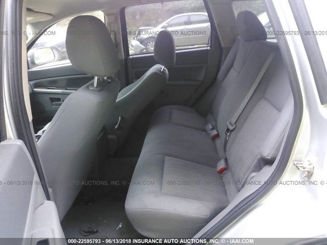 1J8GR48KX7C610037 - 2007 JEEP GRAND CHEROKEE LAREDO/COLUMBIA/FREEDOM 银色 照片 8