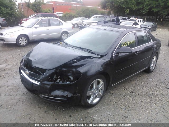 1G1ZH57B294254635 - 2009 CHEVROLET MALIBU 1LT 黑色 照片 2
