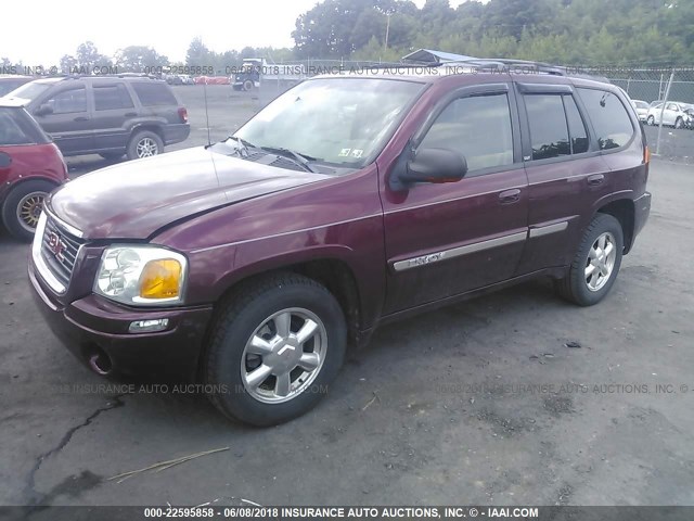 1GKDT13S832209298 - 2003 GMC ENVOY 勃艮第红 照片 2