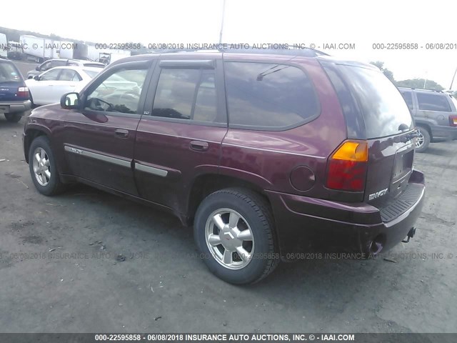 1GKDT13S832209298 - 2003 GMC ENVOY 勃艮第红 照片 3